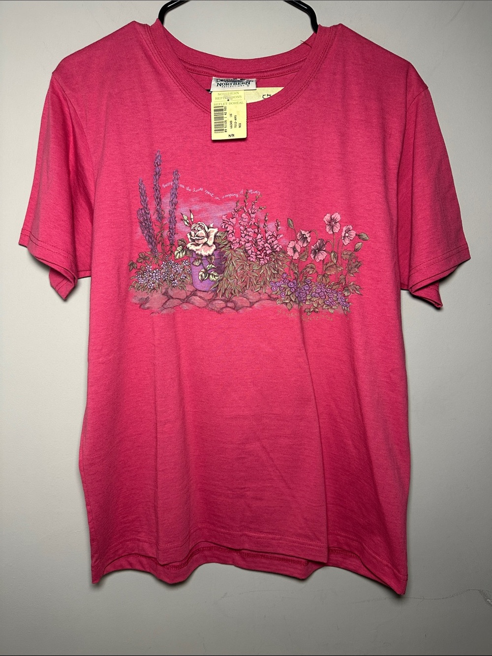 Northern Reflections New Pink Floral Graphic Tee